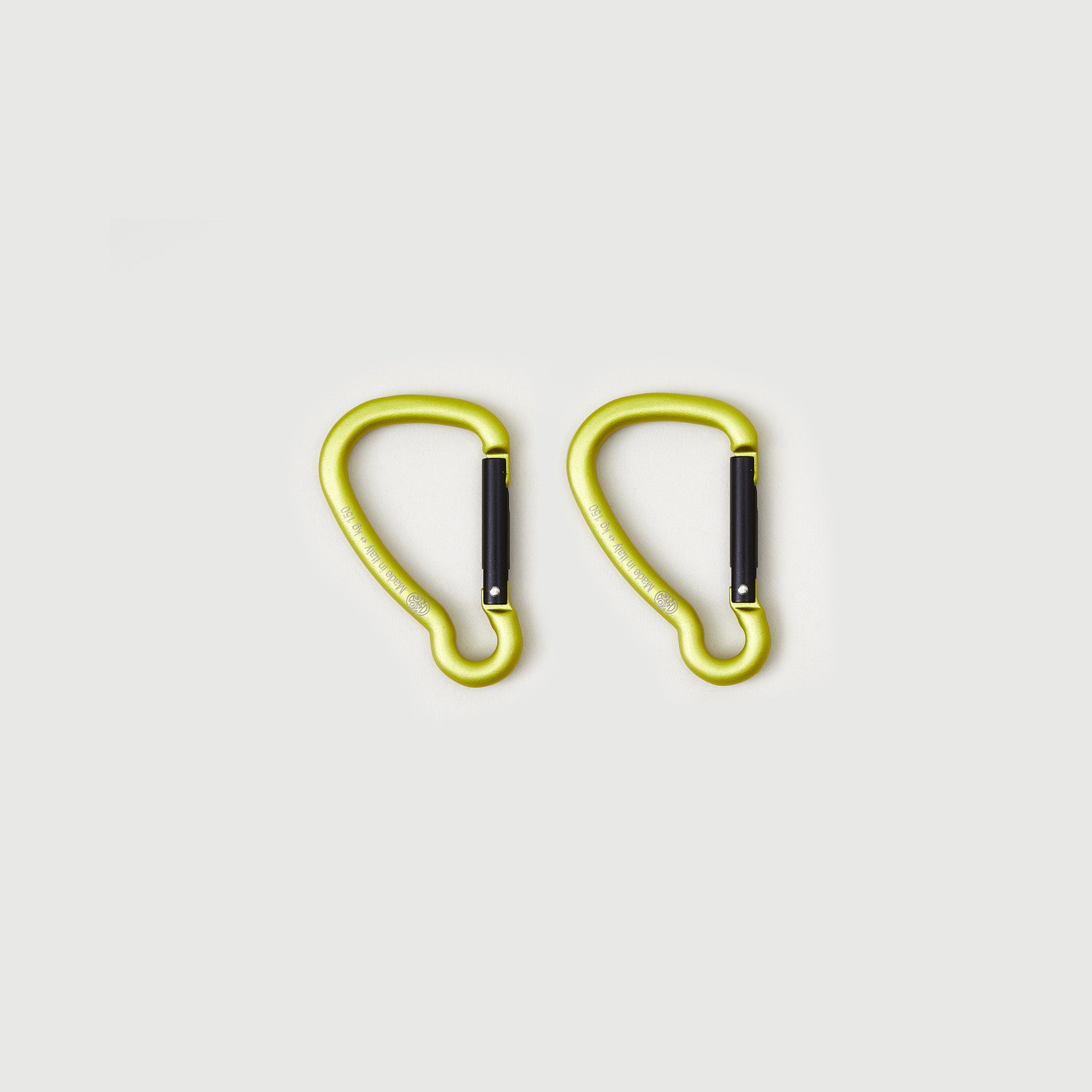 M402//CARABINER SET OF 2 - krypton yellow