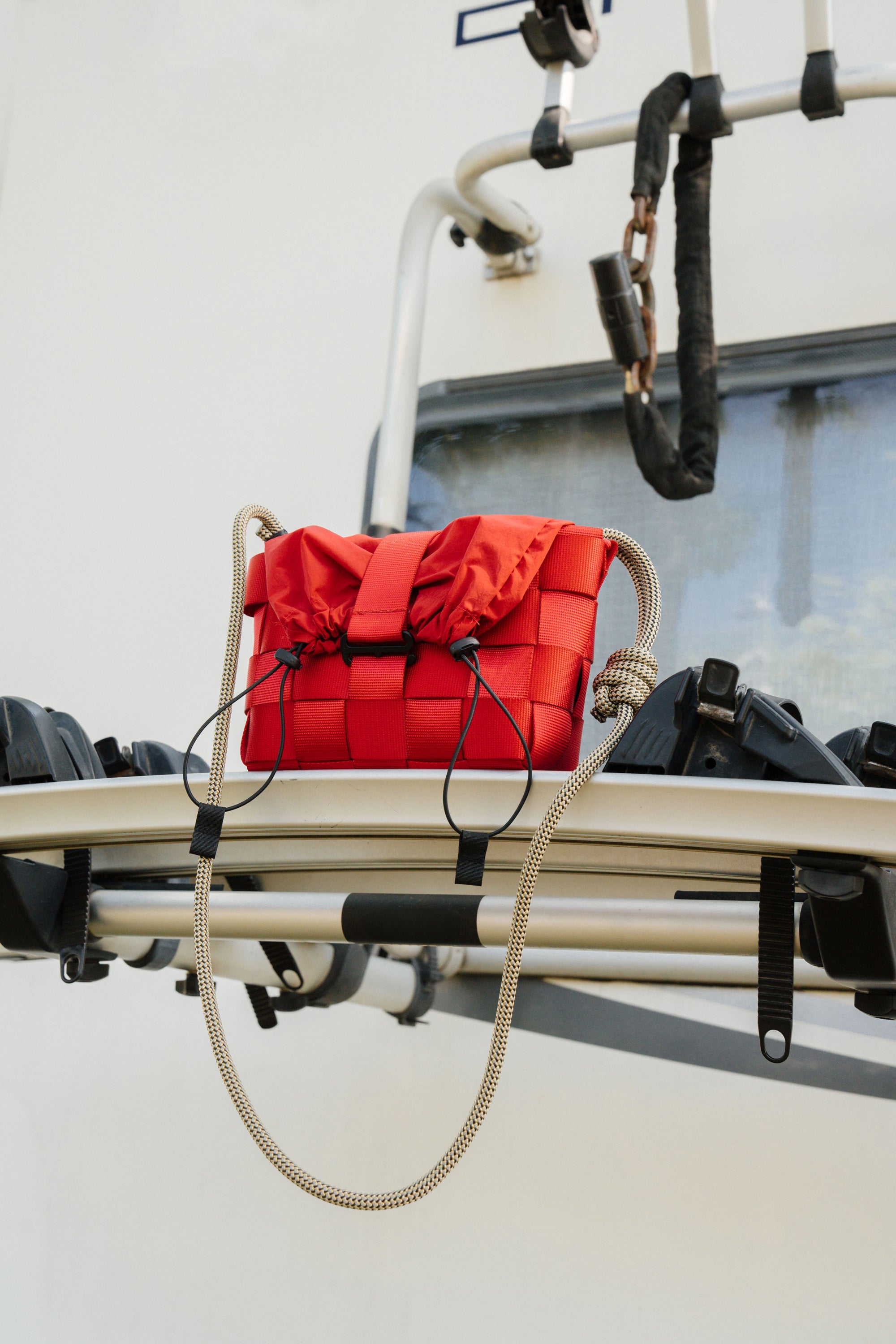 Small Box Basket Drawstring Sling - A202