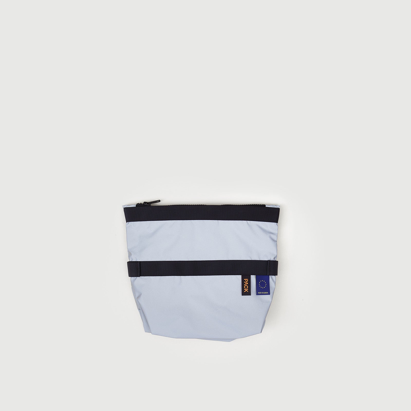 M101//ZIP.SMALL.POUCH - silver reflective