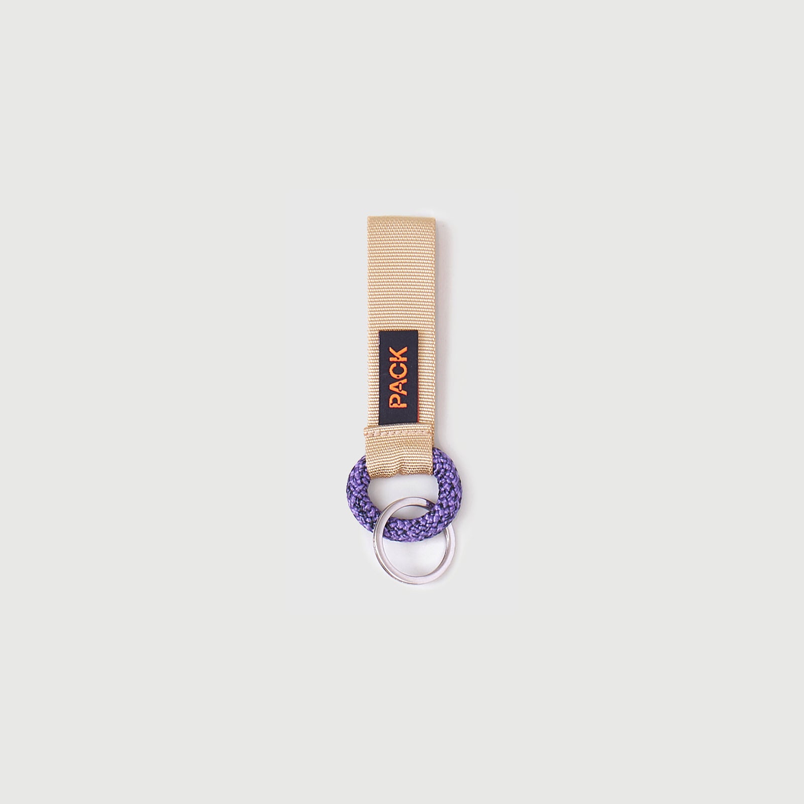 M413//LIGHT WEB.S.KEYHOLDER - hydrogen beige