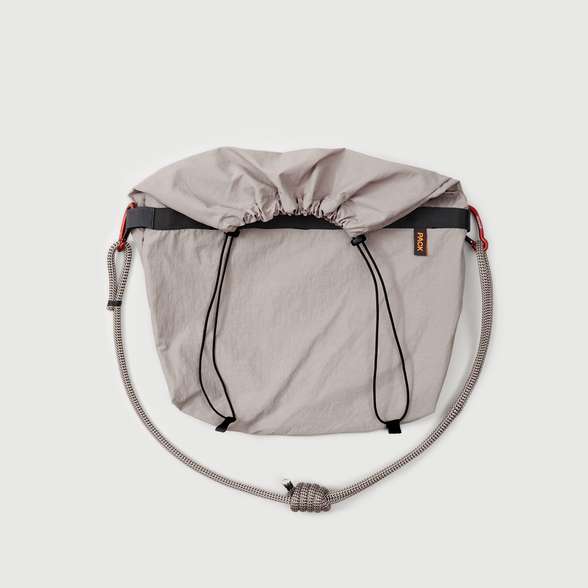 M112//DRAW.LARGE.POUCH - clay grey