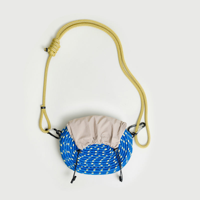 A752//REIN REITSMA.SMALL.COIL BASKET SLING - blue