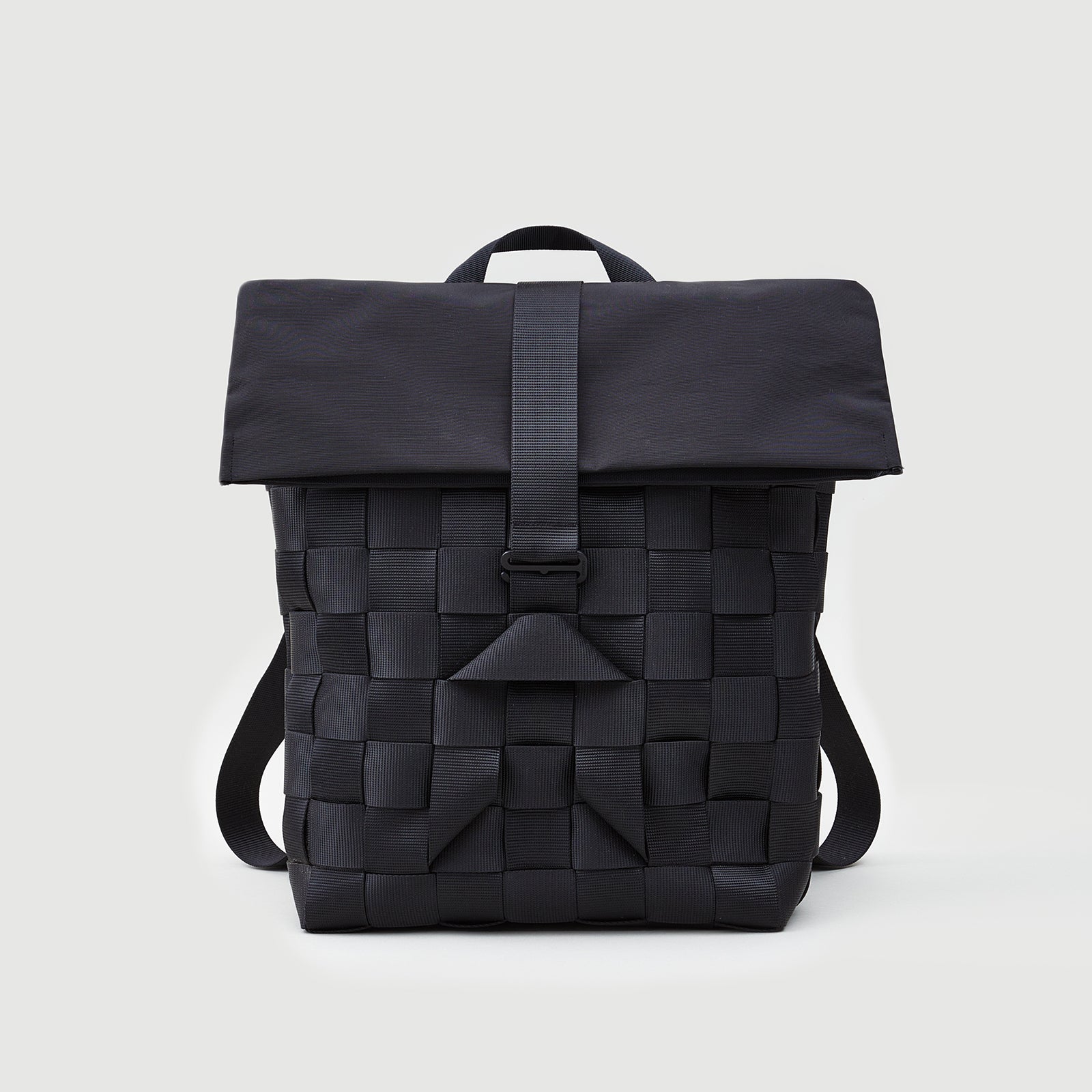 M120//ROLLTOP.SHOPPER - lead black