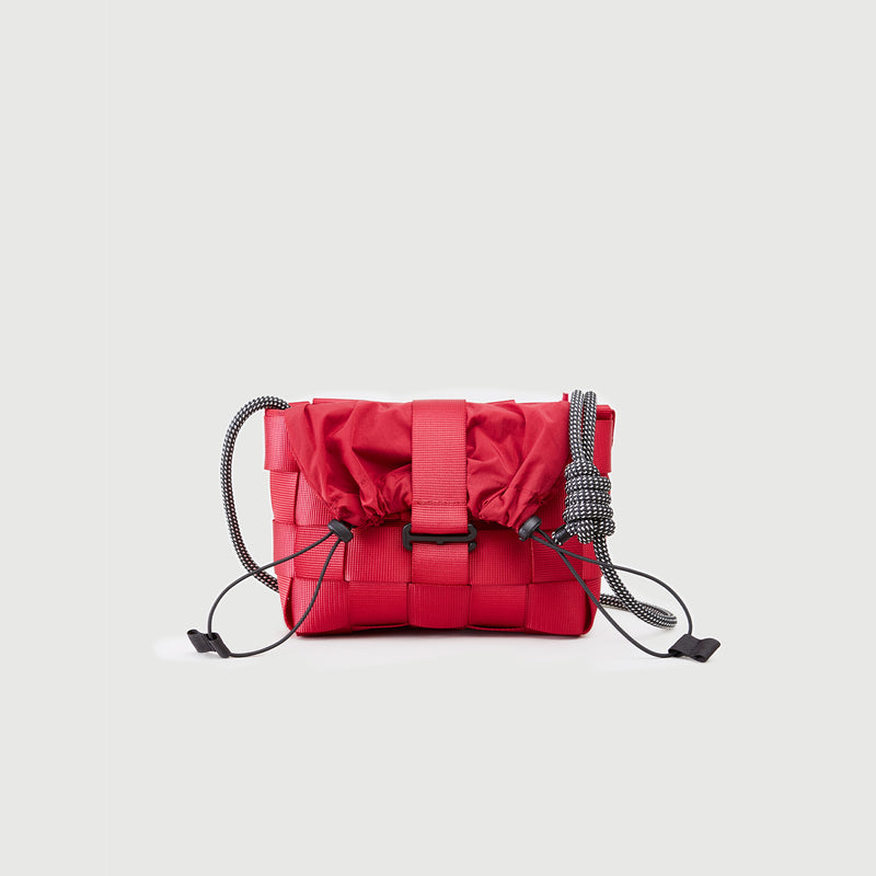 A201//WIDE WEB.SMALL.BASKET SLING - iron red