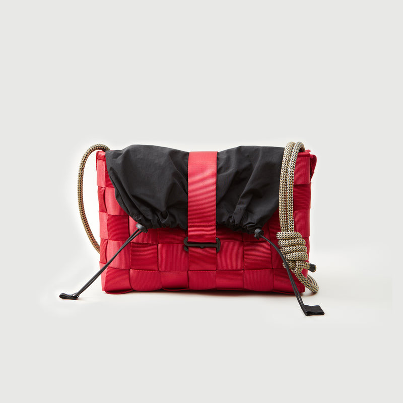 A204//WIDE WEB.MEDIUM.RECTANGLE BASKET SLING - iron red