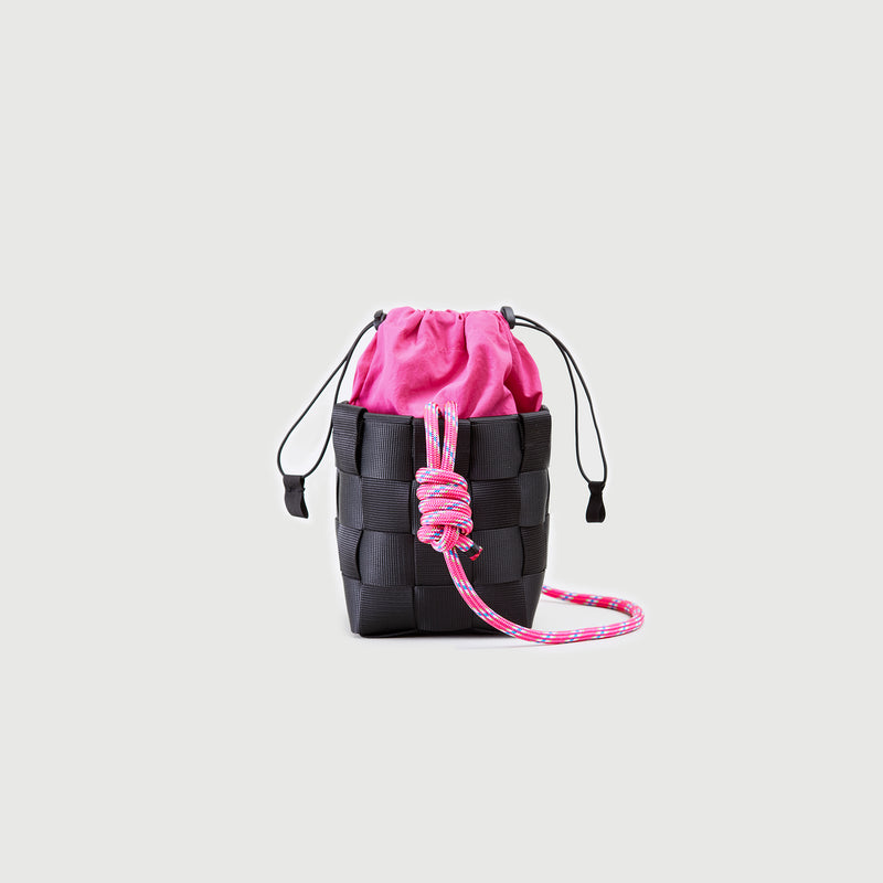 A220//WIDE.WEB.SMALL.SQUARE BASKET SLING - lava pink