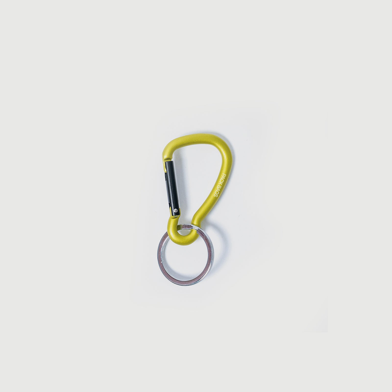 M412//CARABINER.KEYRING - krypton yellow