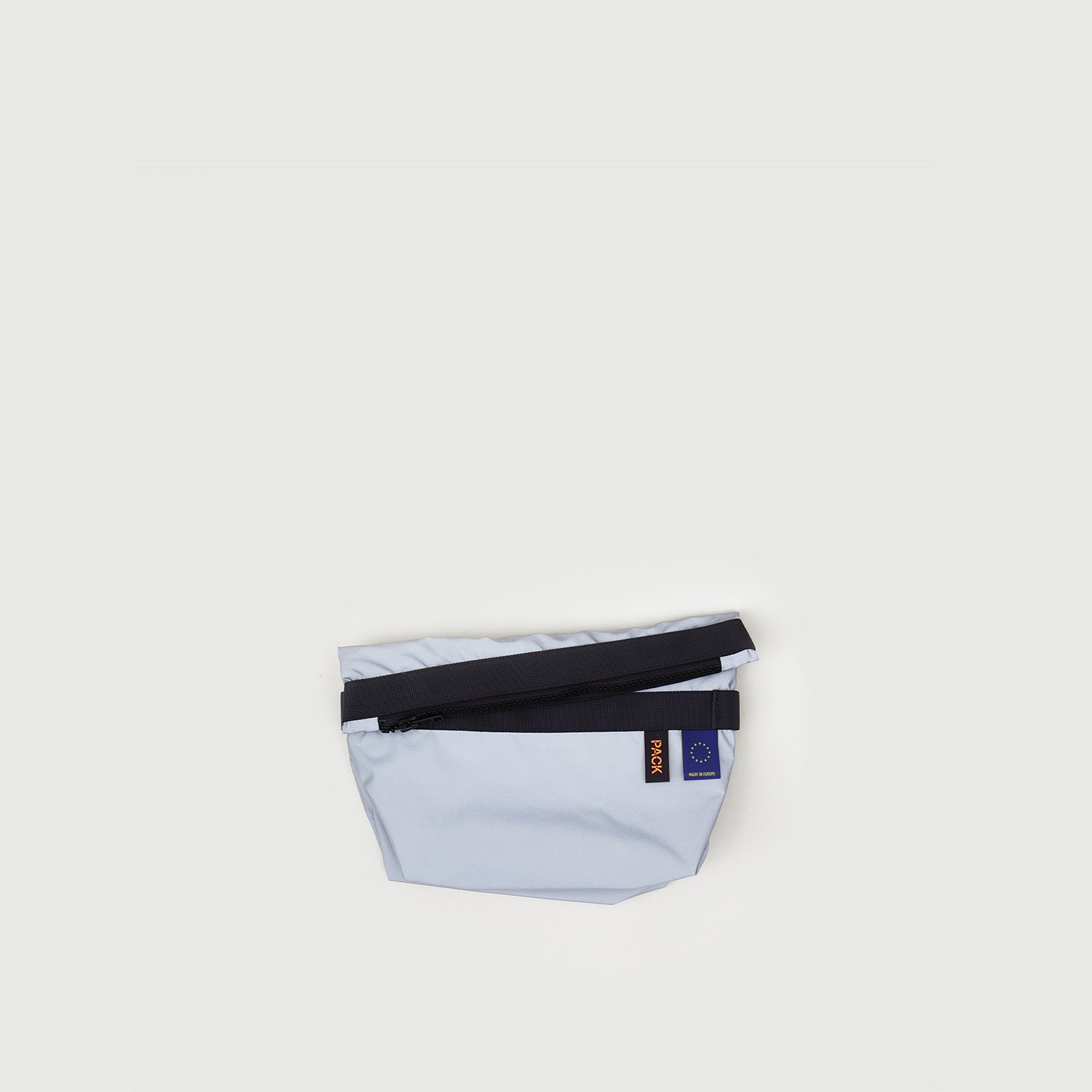 M101//ZIP.SMALL.POUCH - silver reflective