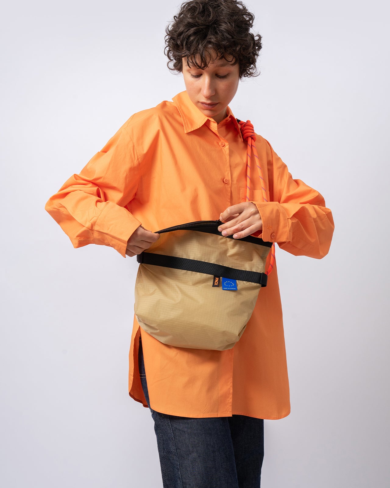 A103 FOLD SLING - MEDIUM - hydrogen beige