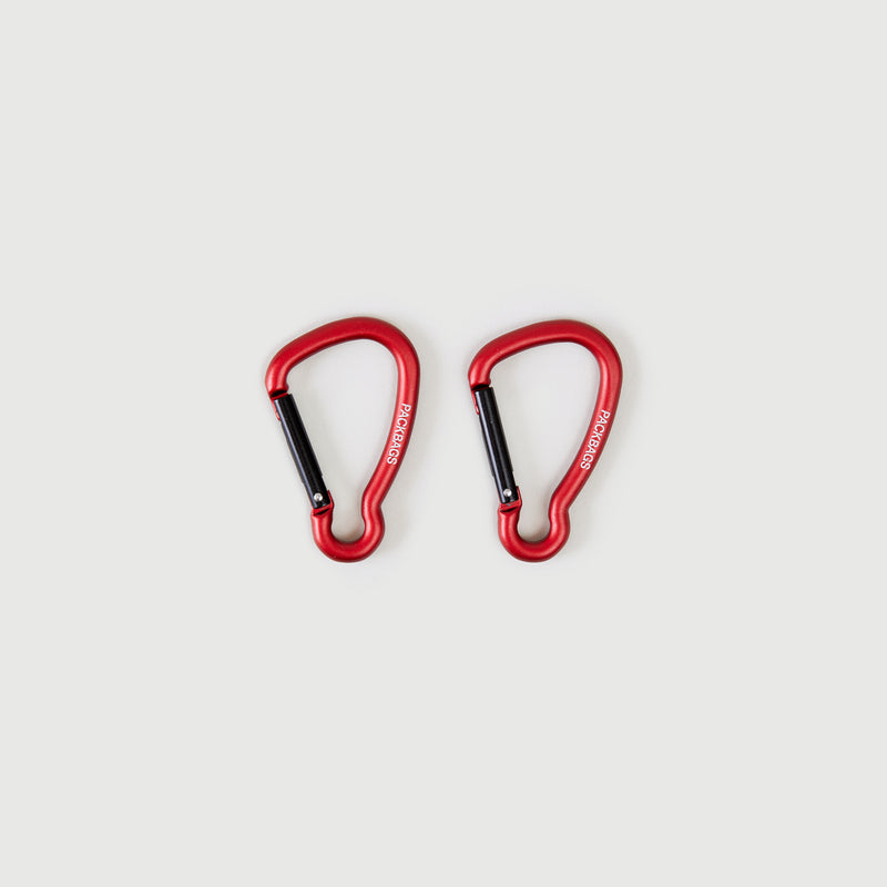 M402//CARABINER SET OF 2 - iron red