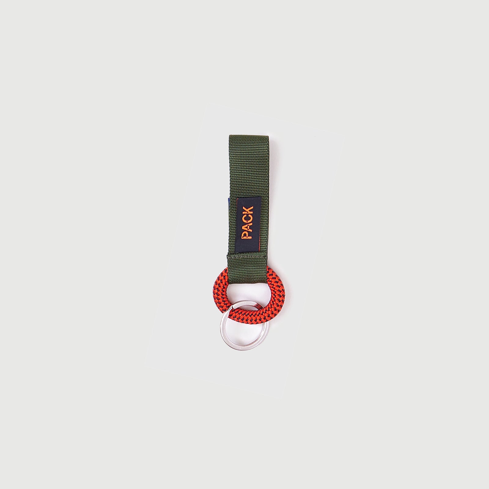 M413//LIGHT WEB.S.KEYHOLDER - osmium green