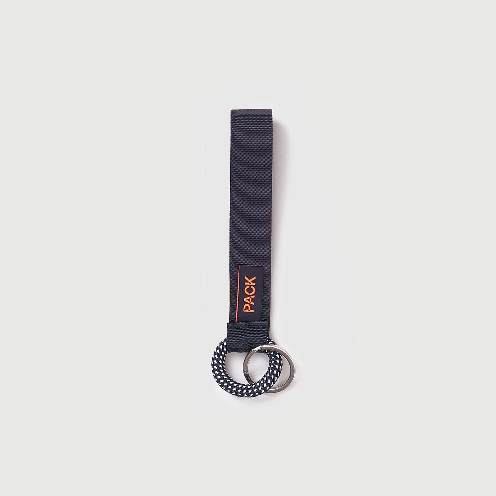 M414//LIGHT WEB.M.KEYHOLDER - lead black