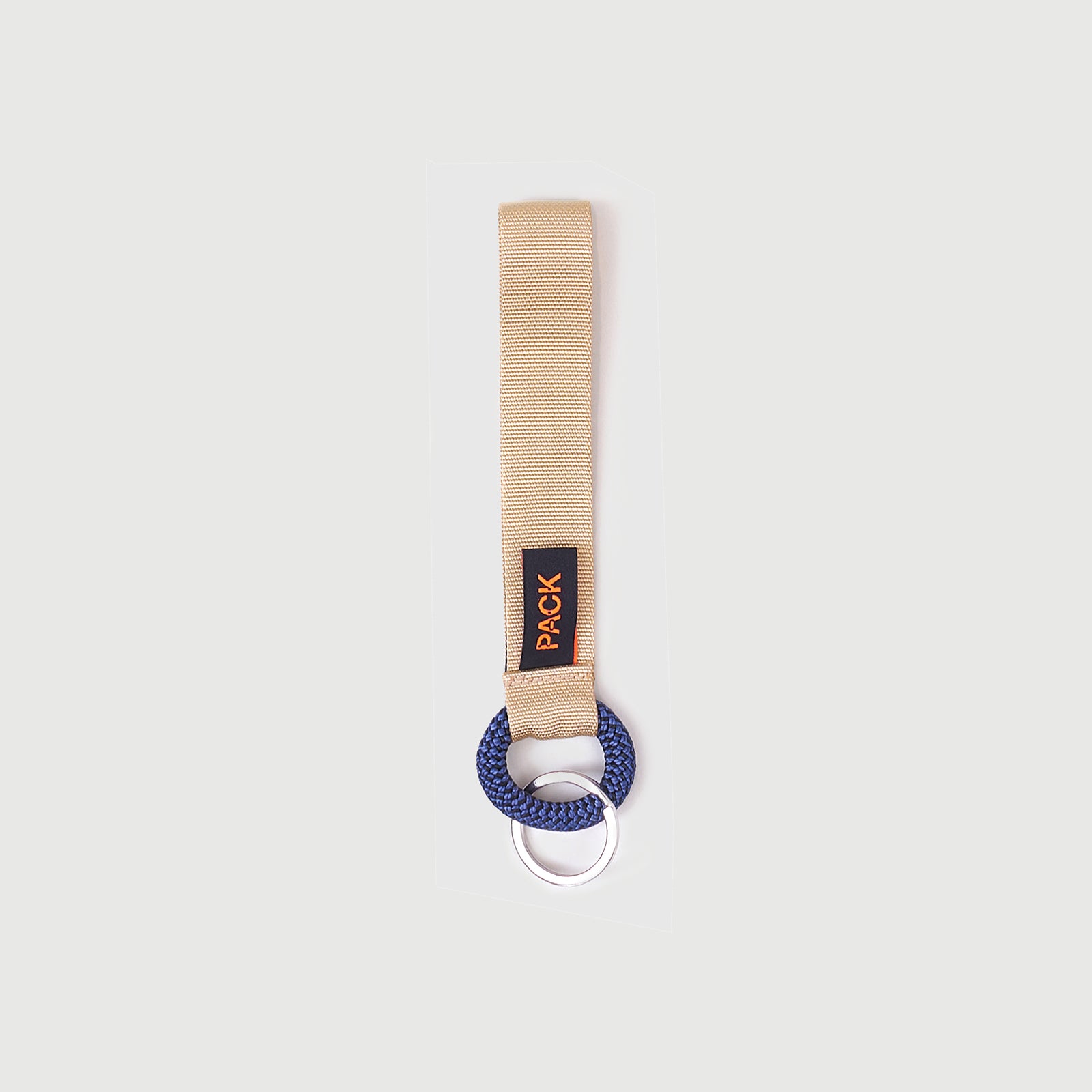 M414//LIGHT WEB.M.KEYHOLDER - hydrogen beige