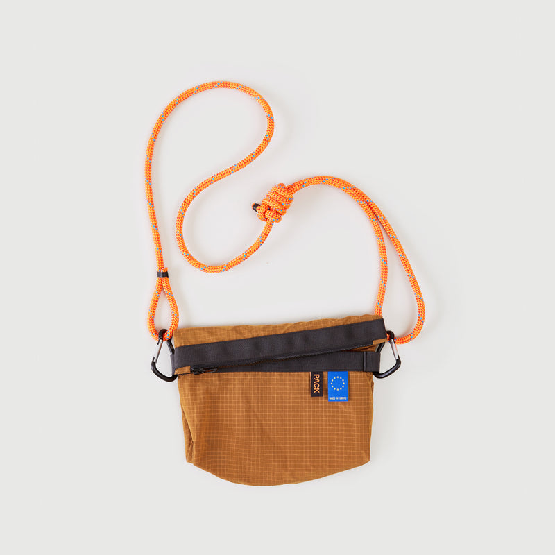 A101//ZIP.SMALL.SLING - amber orange