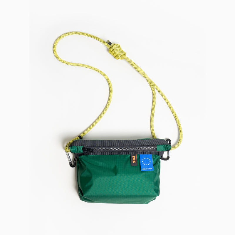A101//ZIP.SMALL.SLING - palladium green