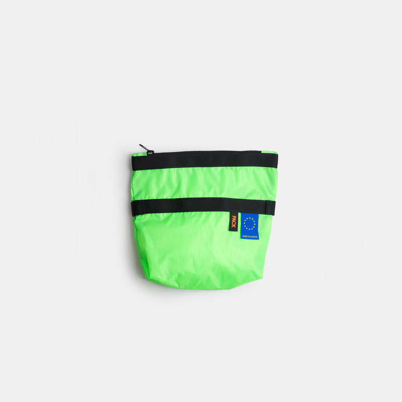 M101//ZIP.SMALL.POUCH -  fluo green