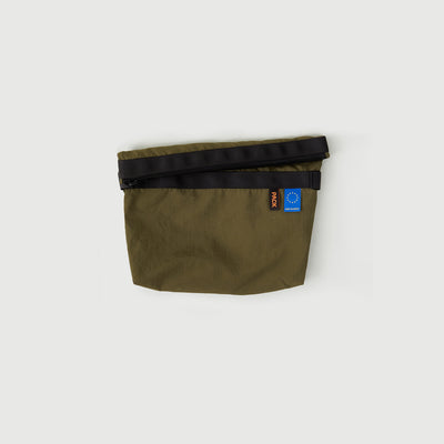 M103//ZIP.MEDIUM.POUCH - moss green