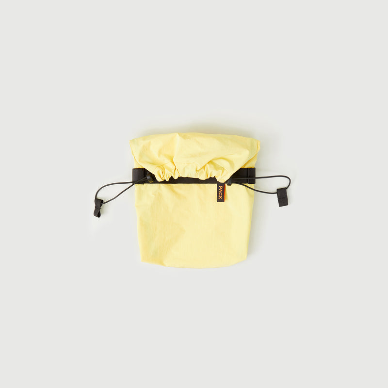M110//DRAW.SMALL.POUCH - chalk yellow