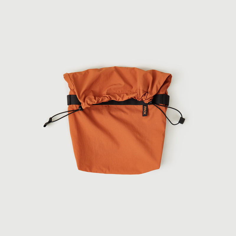 M111//DRAW.MEDIUM.POUCH - copper orange