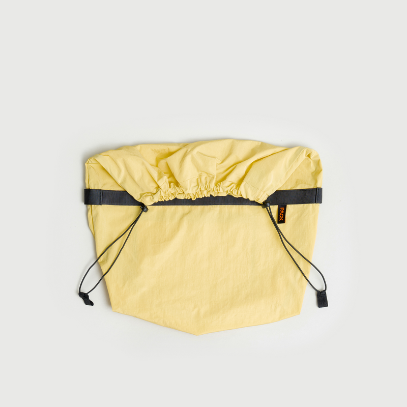 M112//DRAW.LARGE.POUCH - chalk yellow