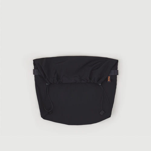 M112//DRAW.LARGE.POUCH - lead black