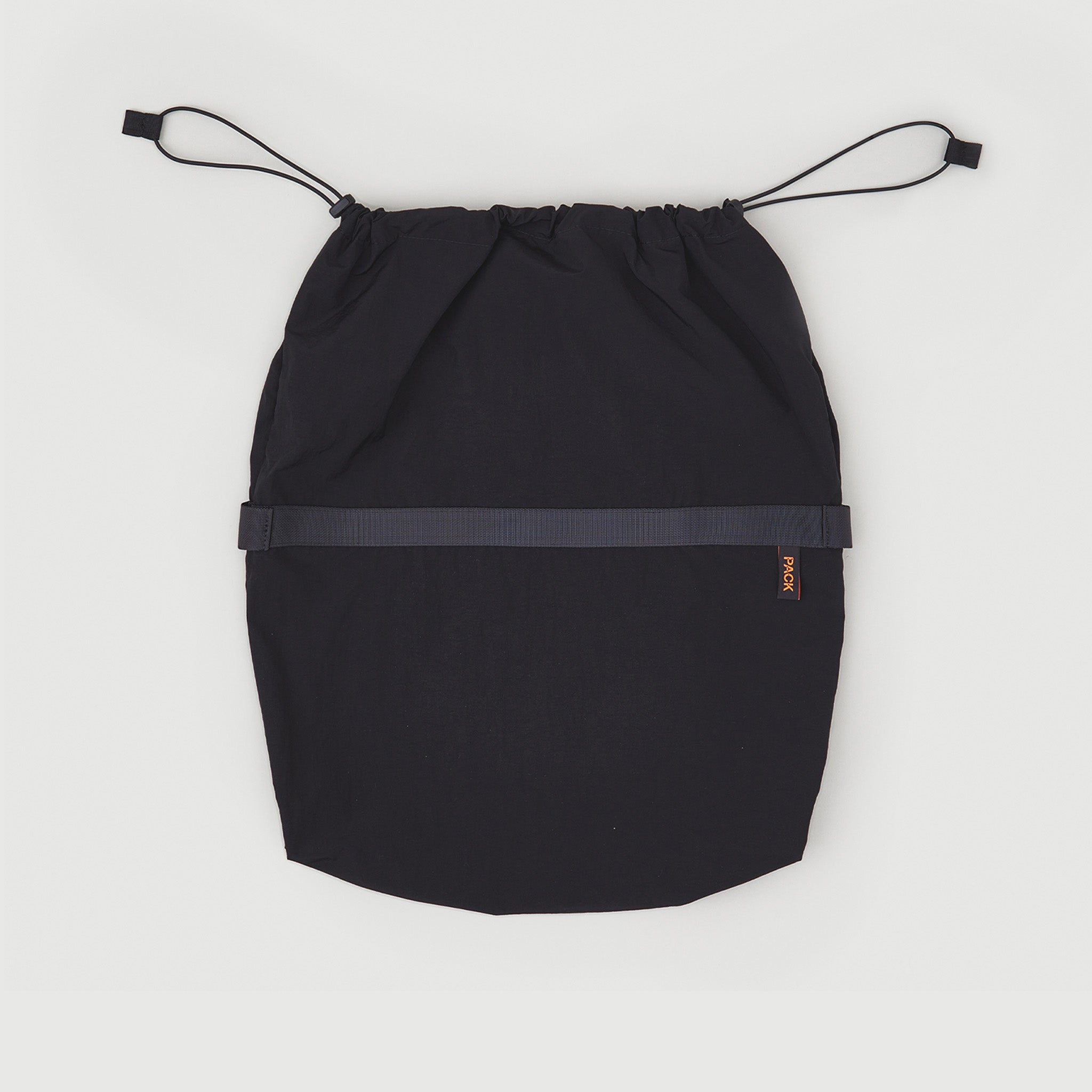 M112//DRAW.LARGE.POUCH - lead black