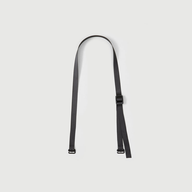 M505//SLIM WEB.STRAP - lead black