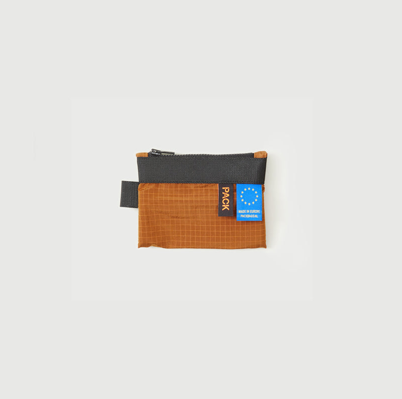 M601//ZIP.WALLET - amber orange
