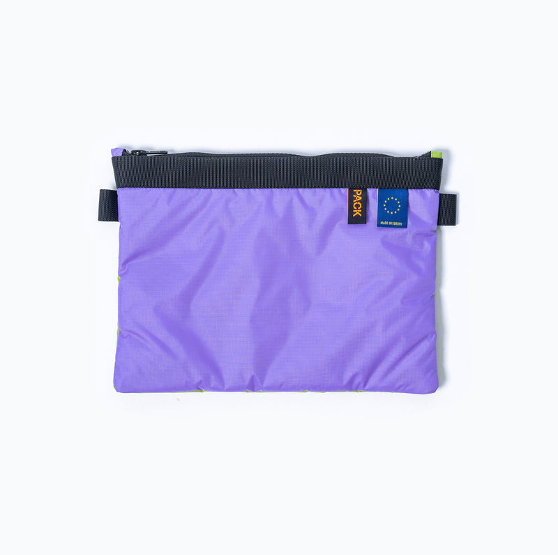 M602//ZIP.POUCH - argon purple - matcha