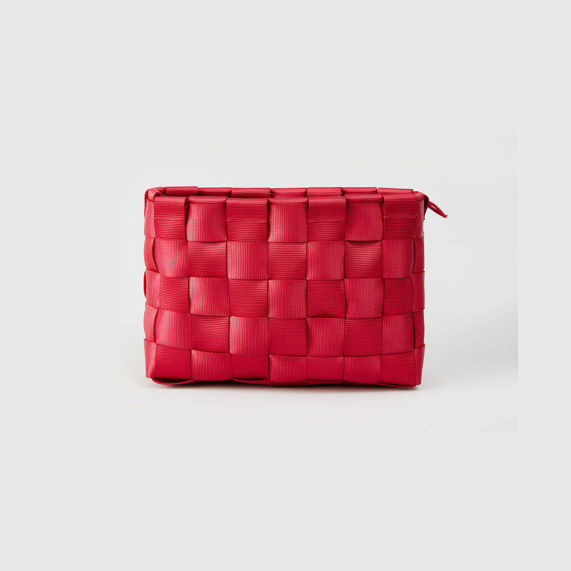 M704//WIDE WEB.MEDIUM.RECTANGLE BASKET - iron red